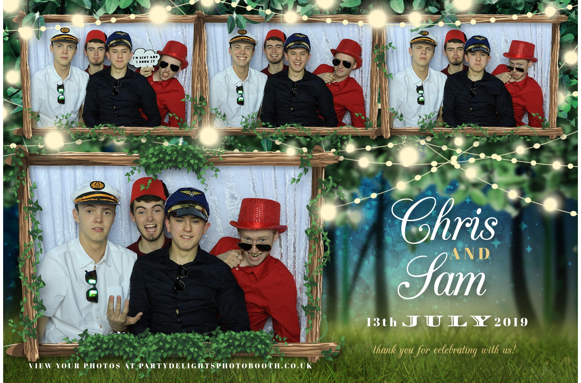 Chris & Sam’s Wedding - Prints | View more photos from the event at gallery.partydelightsphotobooth.co.uk/u/PartyDelightsPhotoBooth/Chris-Sam’s-Wedding-Prints