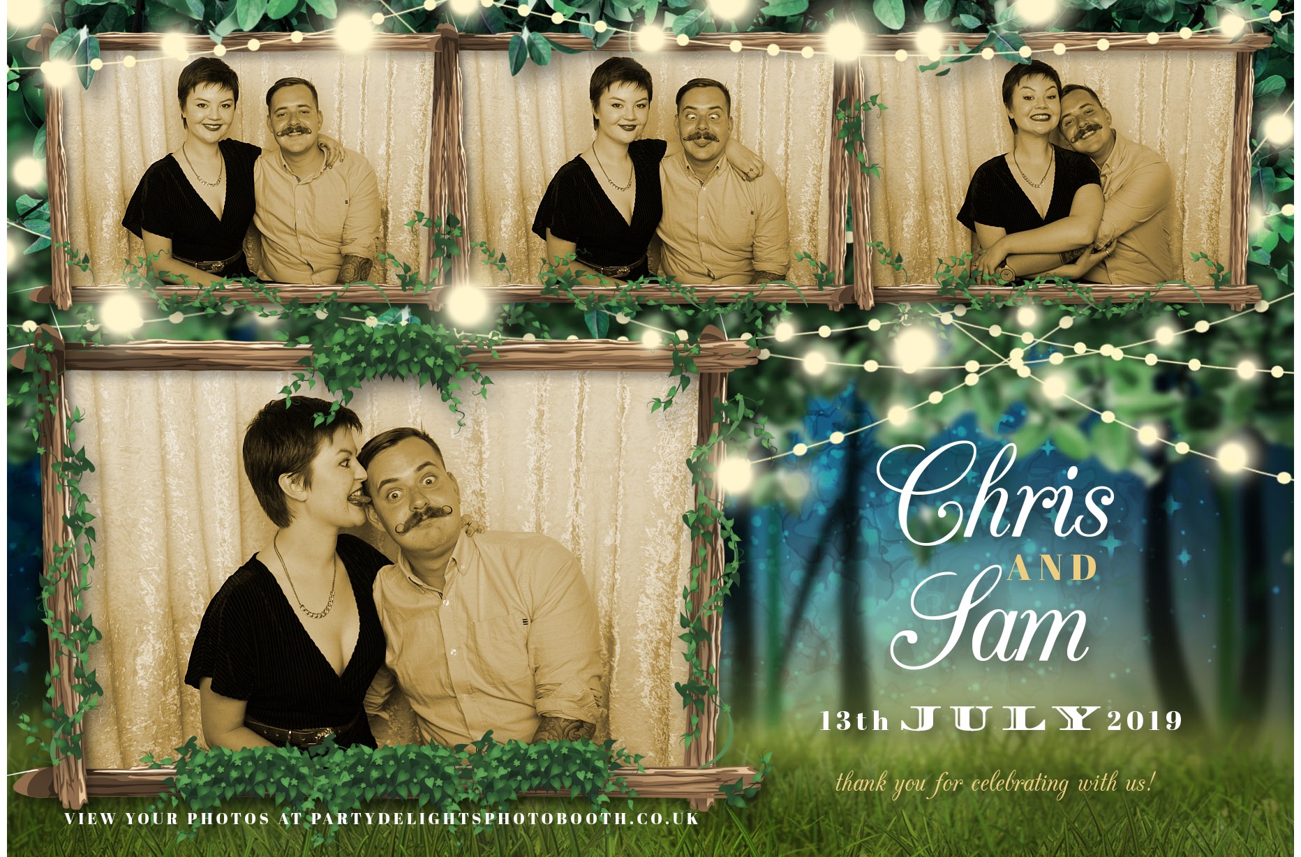 Chris & Sam’s Wedding - Prints | View more photos from the event at gallery.partydelightsphotobooth.co.uk/u/PartyDelightsPhotoBooth/Chris-Sam’s-Wedding-Prints
