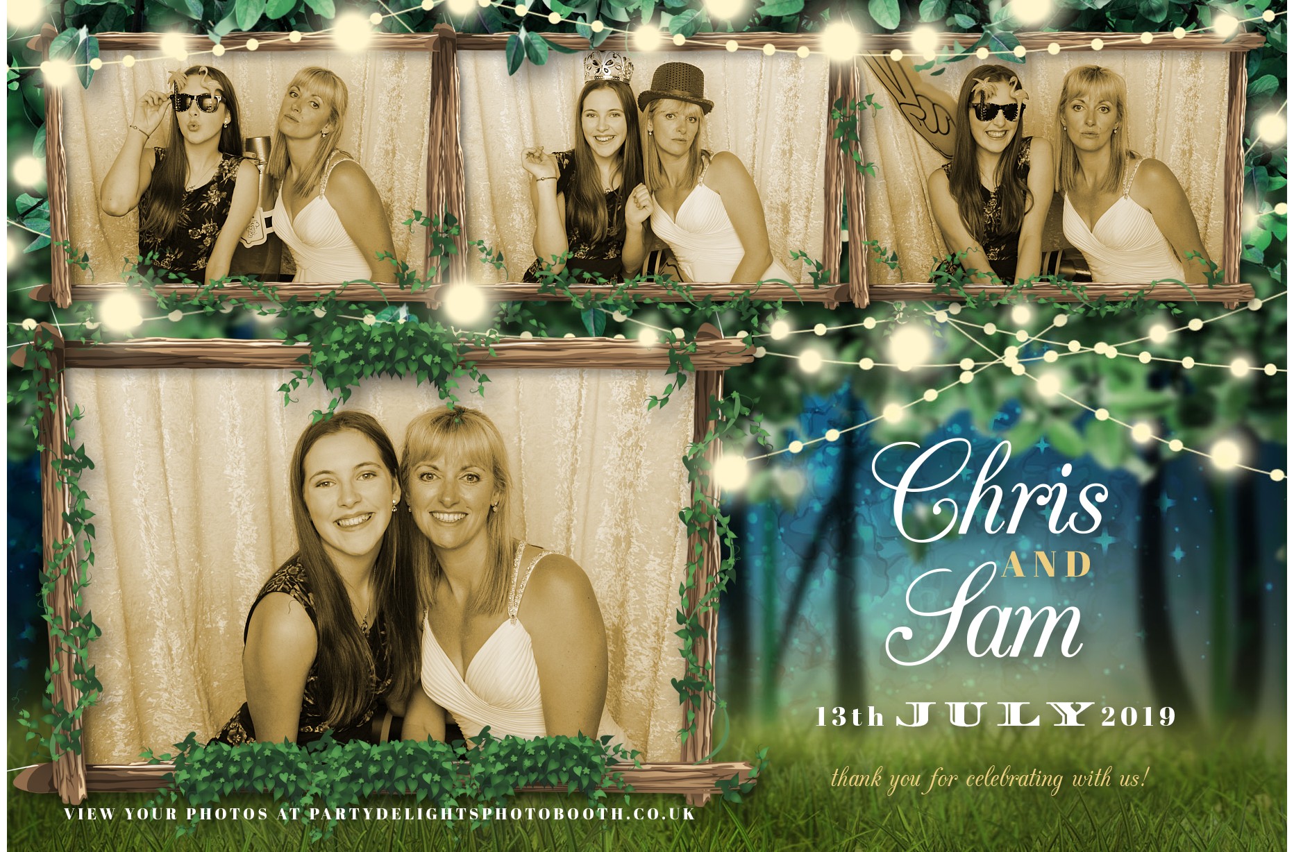 Chris & Sam’s Wedding - Prints | View more photos from the event at gallery.partydelightsphotobooth.co.uk/u/PartyDelightsPhotoBooth/Chris-Sam’s-Wedding-Prints