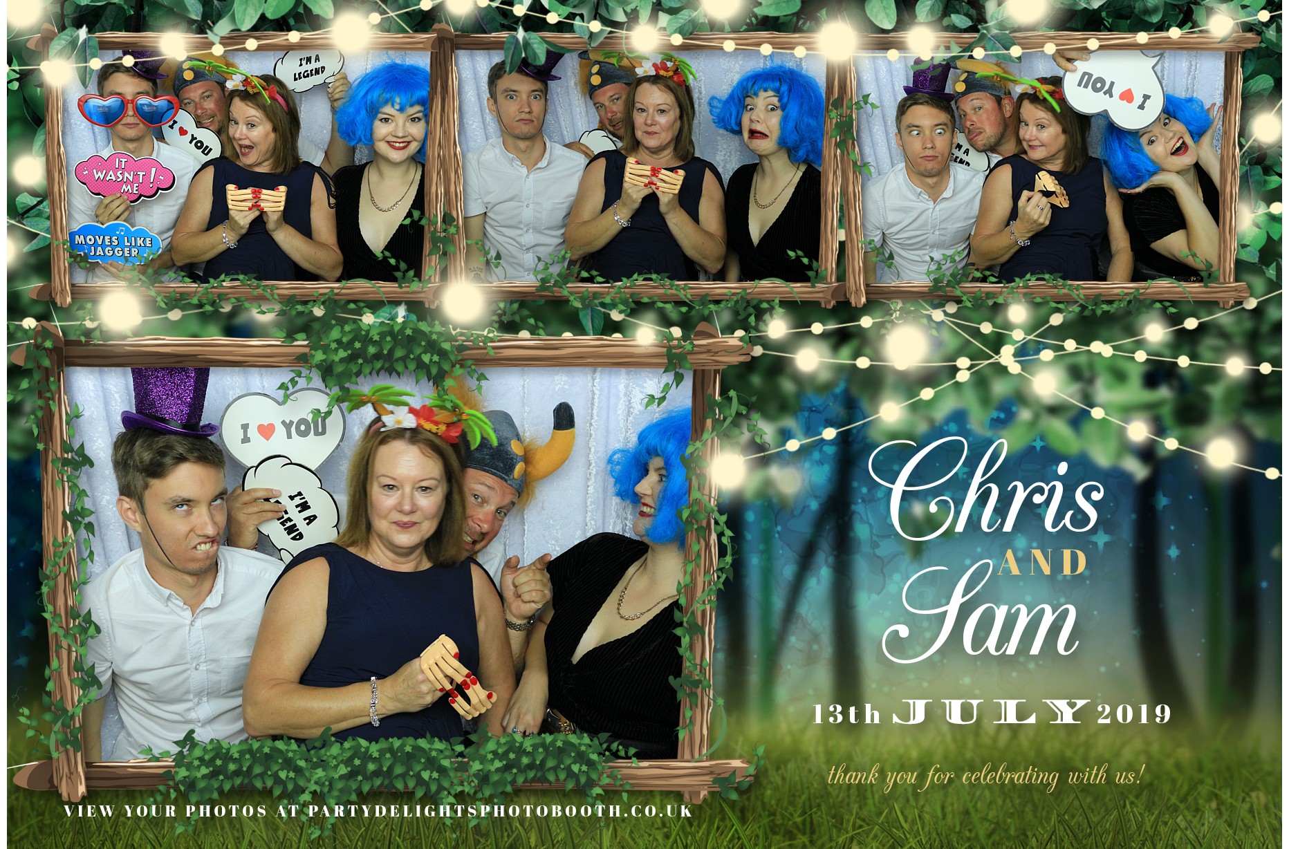 Chris & Sam’s Wedding - Prints | View more photos from the event at gallery.partydelightsphotobooth.co.uk/u/PartyDelightsPhotoBooth/Chris-Sam’s-Wedding-Prints