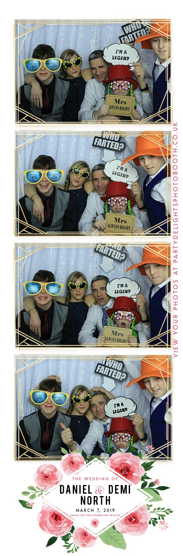 Daniel & Demi's Wedding - Prints | View more photos from the event at gallery.partydelightsphotobooth.co.uk/u/PartyDelightsPhotoBooth/Daniel-Demis-Wedding-Prints
