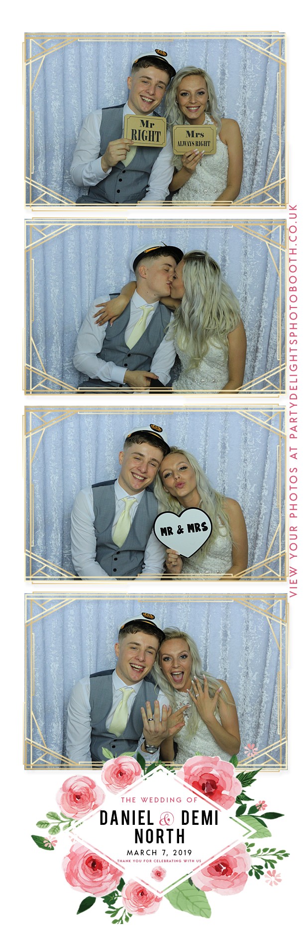 Daniel & Demi's Wedding - Prints | View more photos from the event at gallery.partydelightsphotobooth.co.uk/u/PartyDelightsPhotoBooth/Daniel-Demis-Wedding-Prints
