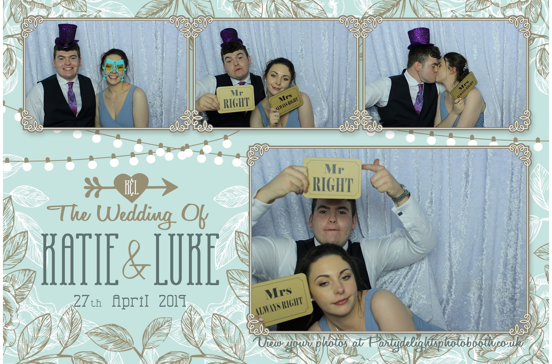 Luke and Katie's Wedding - Prints | View more photos from the event at gallery.partydelightsphotobooth.co.uk/u/PartyDelightsPhotoBooth/Luke-and-Katies-Wedding-Prints