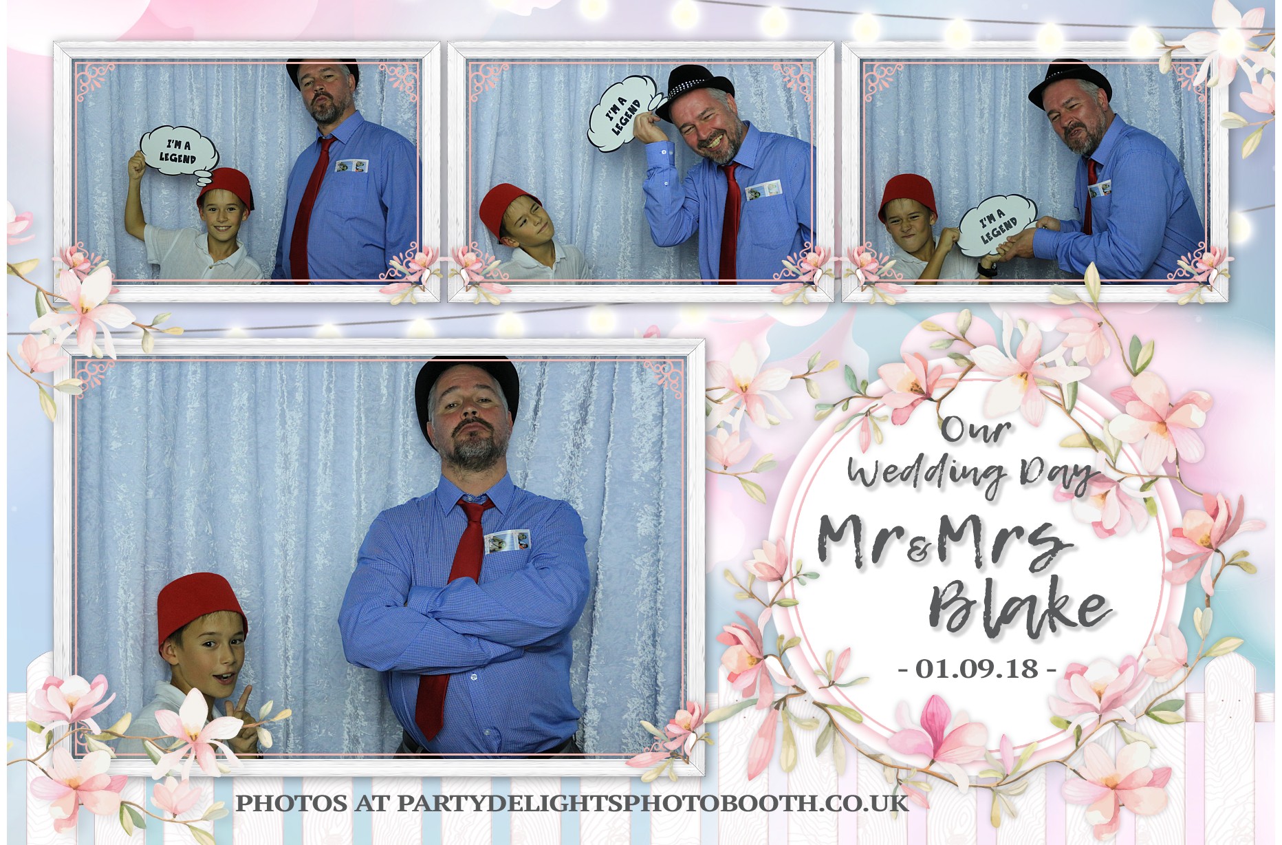 Mr & Mrs Blake - Prints | View more photos from the event at gallery.partydelightsphotobooth.co.uk/u/PartyDelightsPhotoBooth/Mr-Mrs-Blake-Prints