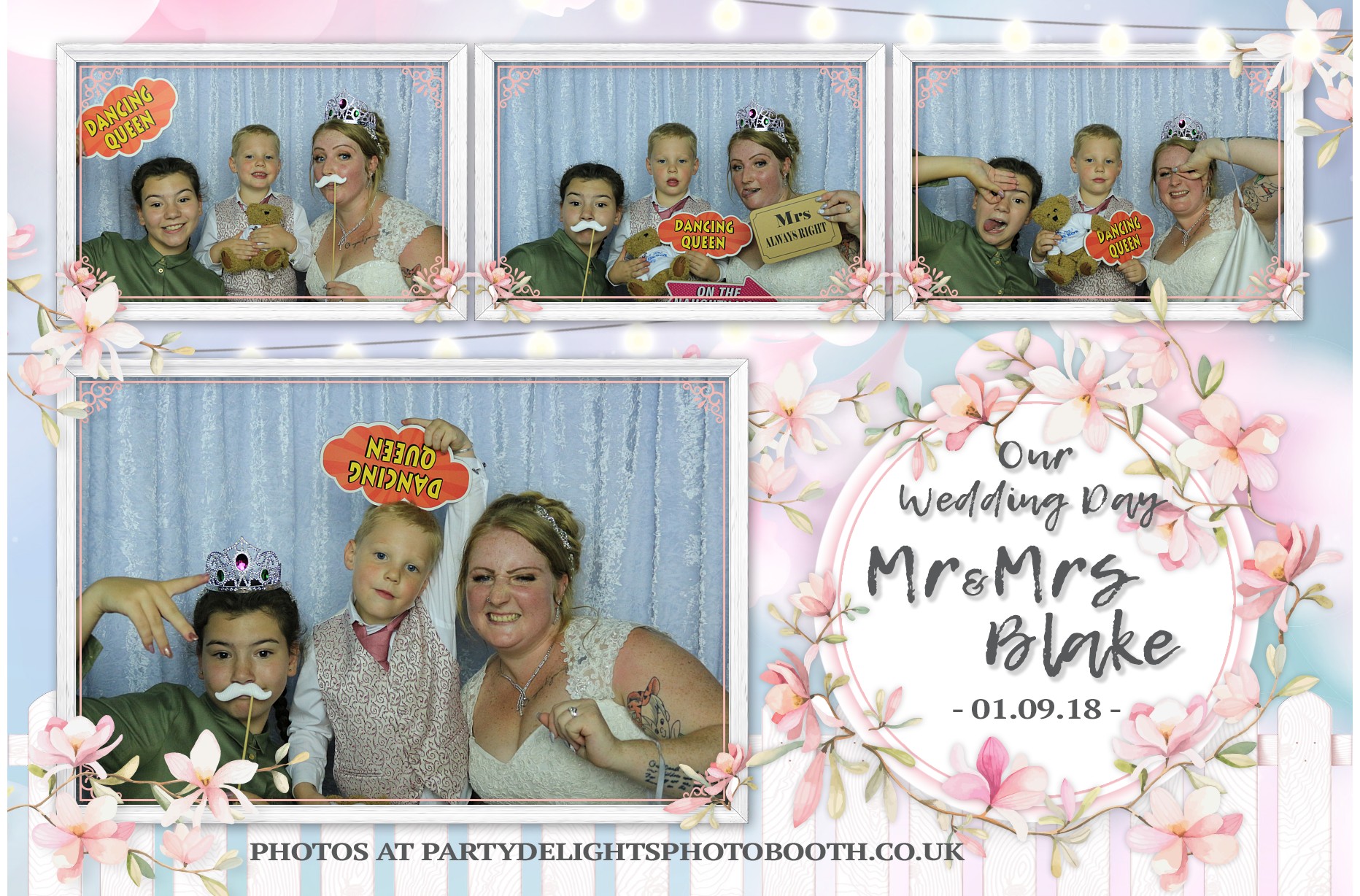 Mr & Mrs Blake - Prints | View more photos from the event at gallery.partydelightsphotobooth.co.uk/u/PartyDelightsPhotoBooth/Mr-Mrs-Blake-Prints