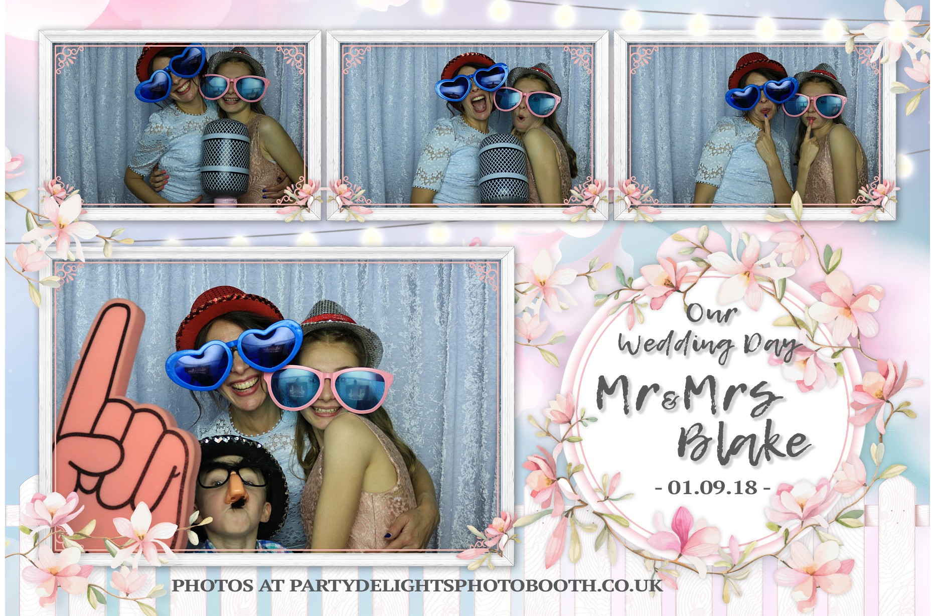 Mr & Mrs Blake - Prints | View more photos from the event at gallery.partydelightsphotobooth.co.uk/u/PartyDelightsPhotoBooth/Mr-Mrs-Blake-Prints