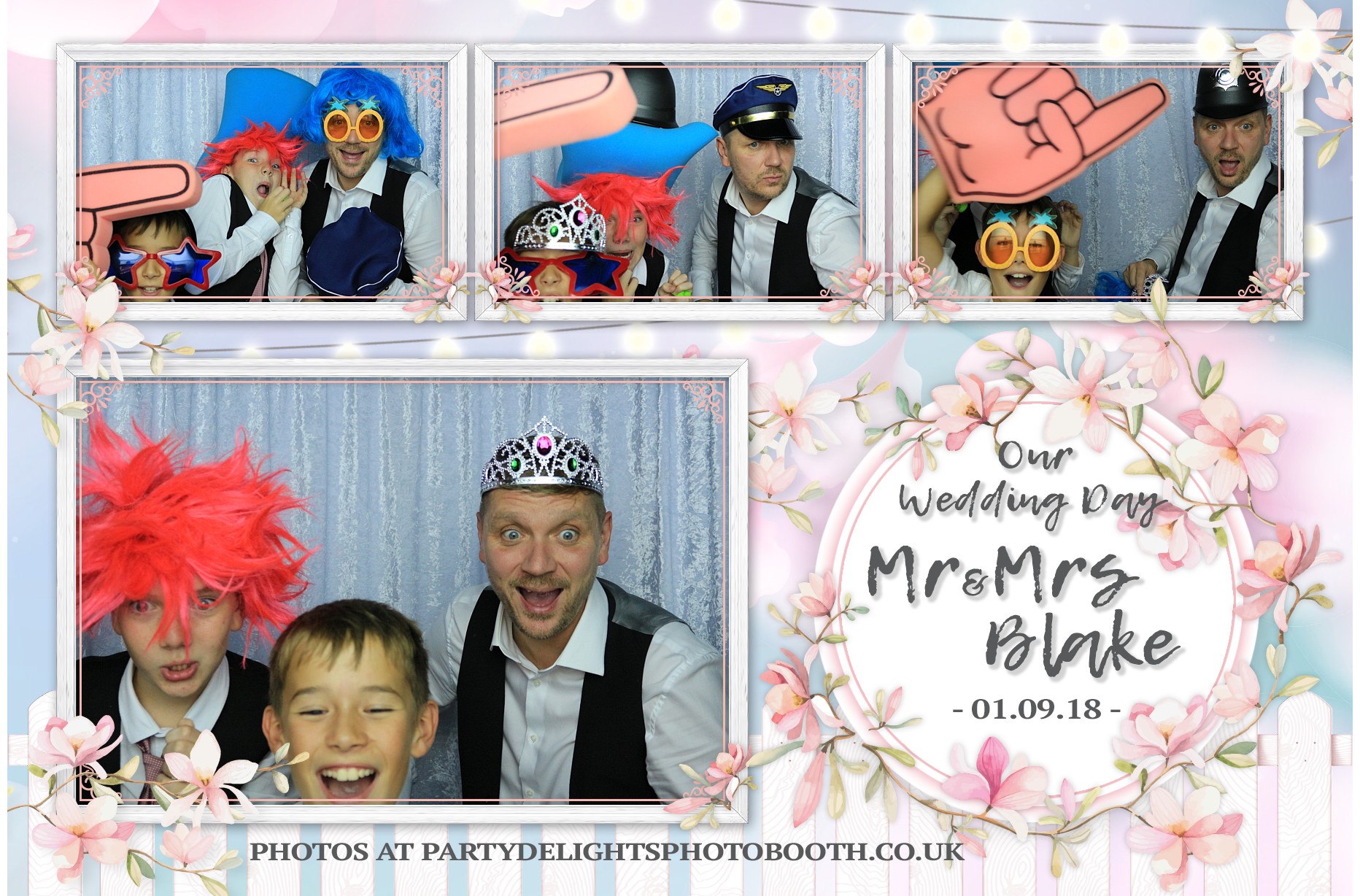 Mr & Mrs Blake - Prints | View more photos from the event at gallery.partydelightsphotobooth.co.uk/u/PartyDelightsPhotoBooth/Mr-Mrs-Blake-Prints