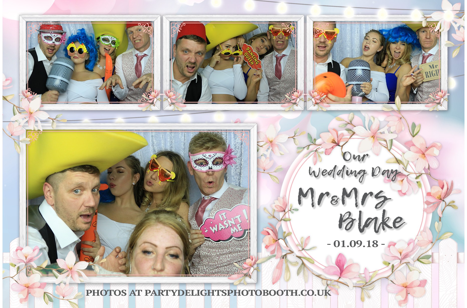 Mr & Mrs Blake - Prints | View more photos from the event at gallery.partydelightsphotobooth.co.uk/u/PartyDelightsPhotoBooth/Mr-Mrs-Blake-Prints