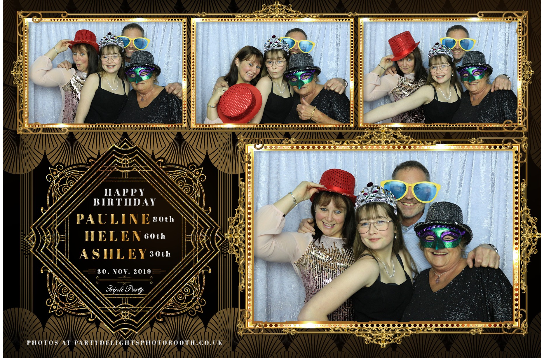 Pauline, Helen & Ashley Triple Party - Prints | View more photos from the event at gallery.partydelightsphotobooth.co.uk/u/PartyDelightsPhotoBooth/Pauline-Helen-Ashley-Triple-Party-Prints