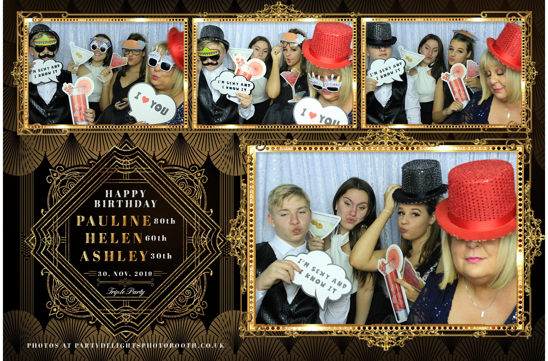 Pauline, Helen & Ashley Triple Party - Prints | View more photos from the event at gallery.partydelightsphotobooth.co.uk/u/PartyDelightsPhotoBooth/Pauline-Helen-Ashley-Triple-Party-Prints