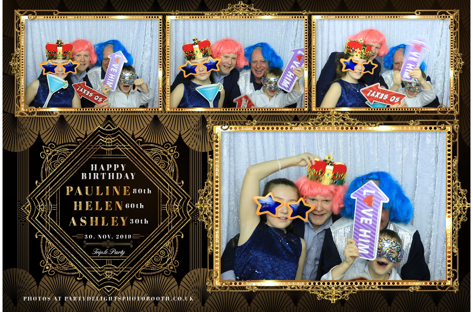 Pauline, Helen & Ashley Triple Party - Prints | View more photos from the event at gallery.partydelightsphotobooth.co.uk/u/PartyDelightsPhotoBooth/Pauline-Helen-Ashley-Triple-Party-Prints