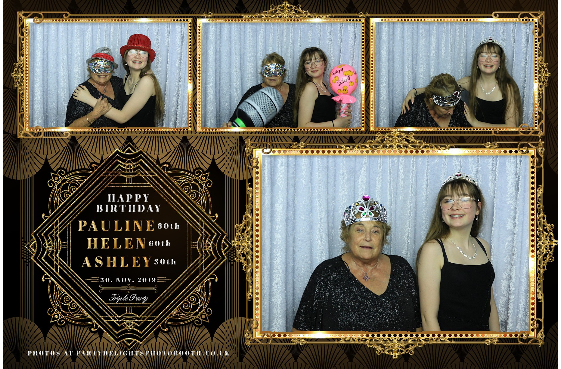 Pauline, Helen & Ashley Triple Party - Prints | View more photos from the event at gallery.partydelightsphotobooth.co.uk/u/PartyDelightsPhotoBooth/Pauline-Helen-Ashley-Triple-Party-Prints