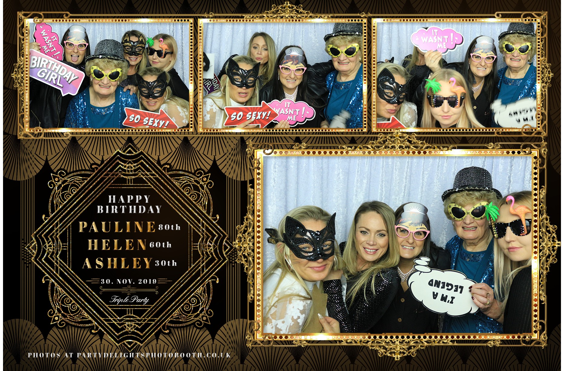 Pauline, Helen & Ashley Triple Party - Prints | View more photos from the event at gallery.partydelightsphotobooth.co.uk/u/PartyDelightsPhotoBooth/Pauline-Helen-Ashley-Triple-Party-Prints