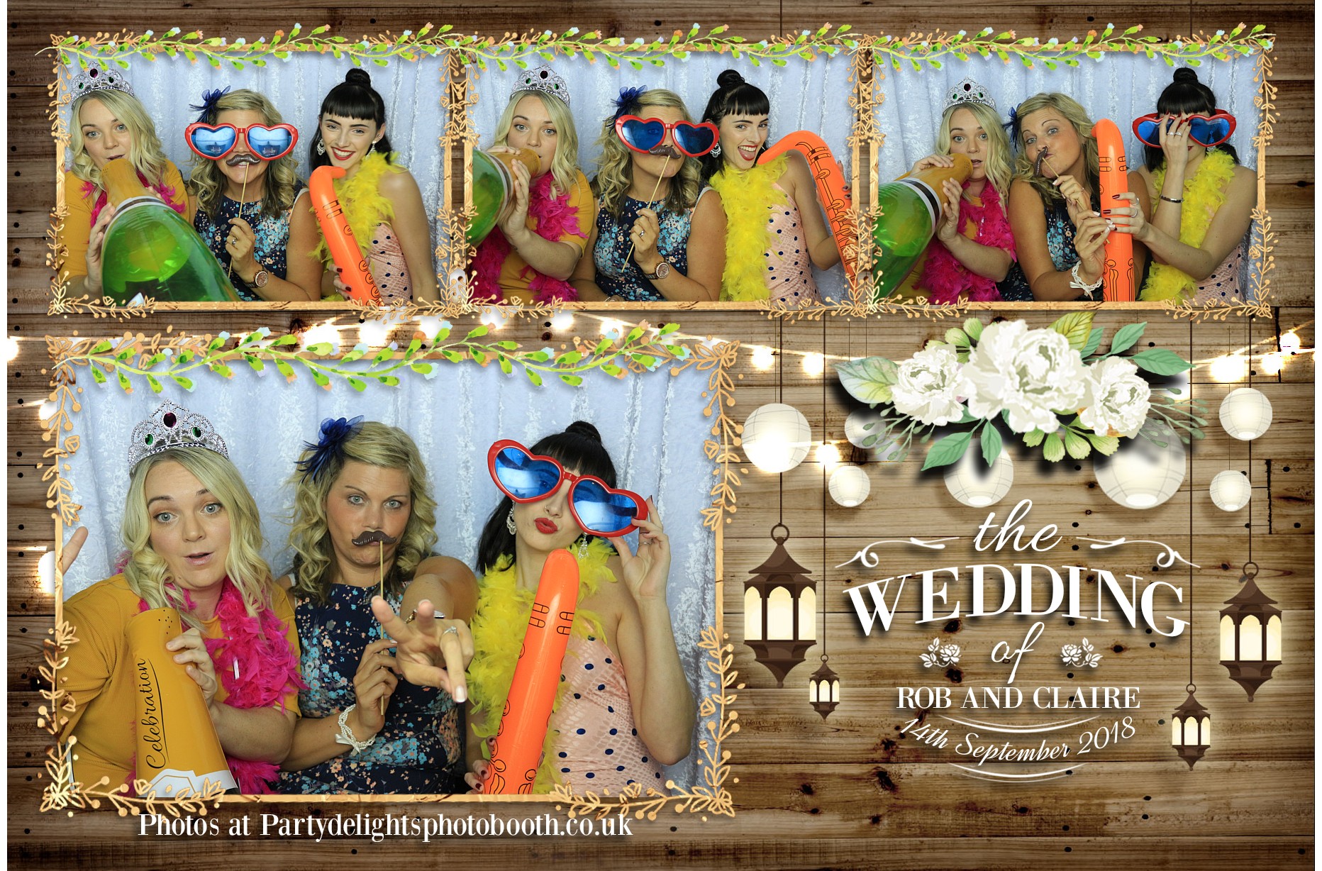Rob & Claire's Wedding - Prints | View more photos from the event at gallery.partydelightsphotobooth.co.uk/u/PartyDelightsPhotoBooth/Rob-Claires-Wedding-Prints