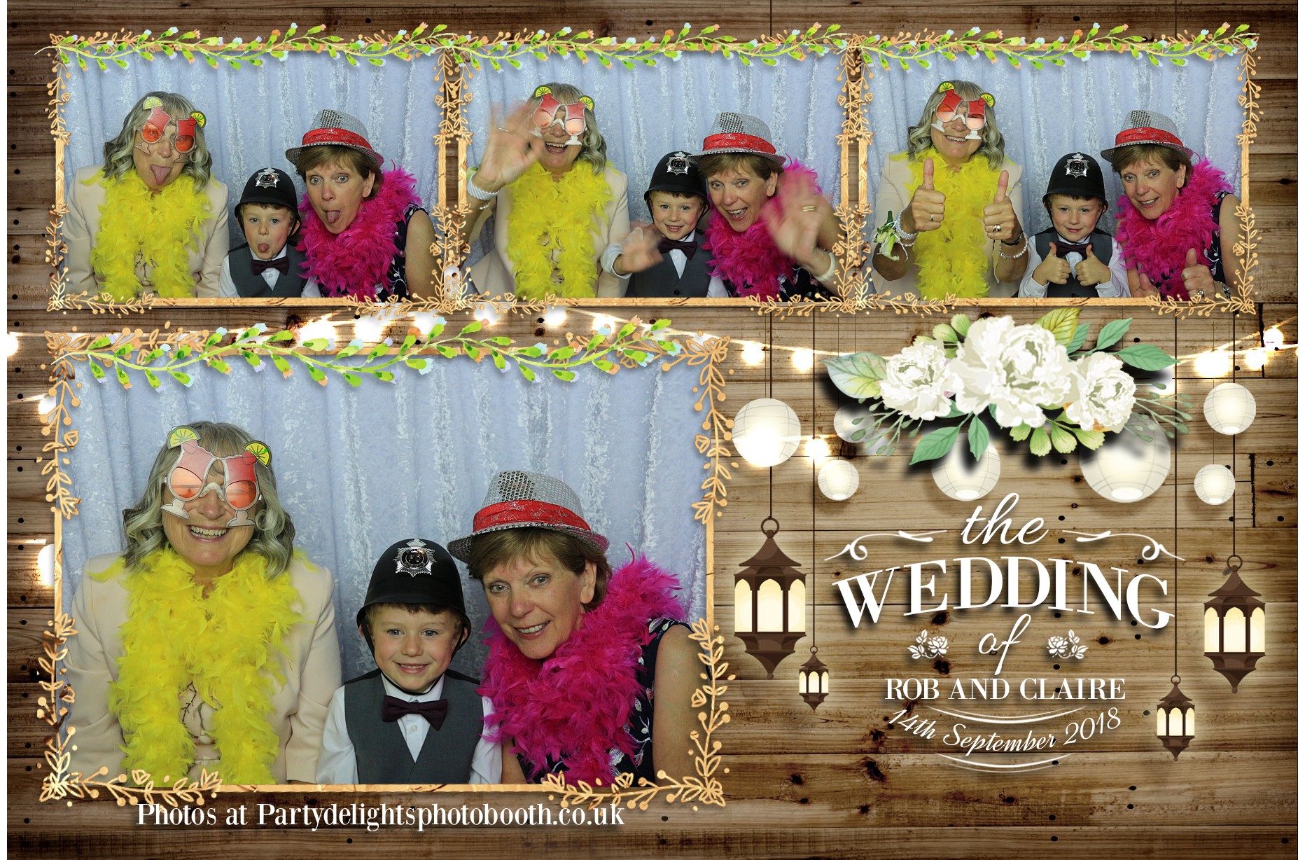 Rob & Claire's Wedding - Prints | View more photos from the event at gallery.partydelightsphotobooth.co.uk/u/PartyDelightsPhotoBooth/Rob-Claires-Wedding-Prints