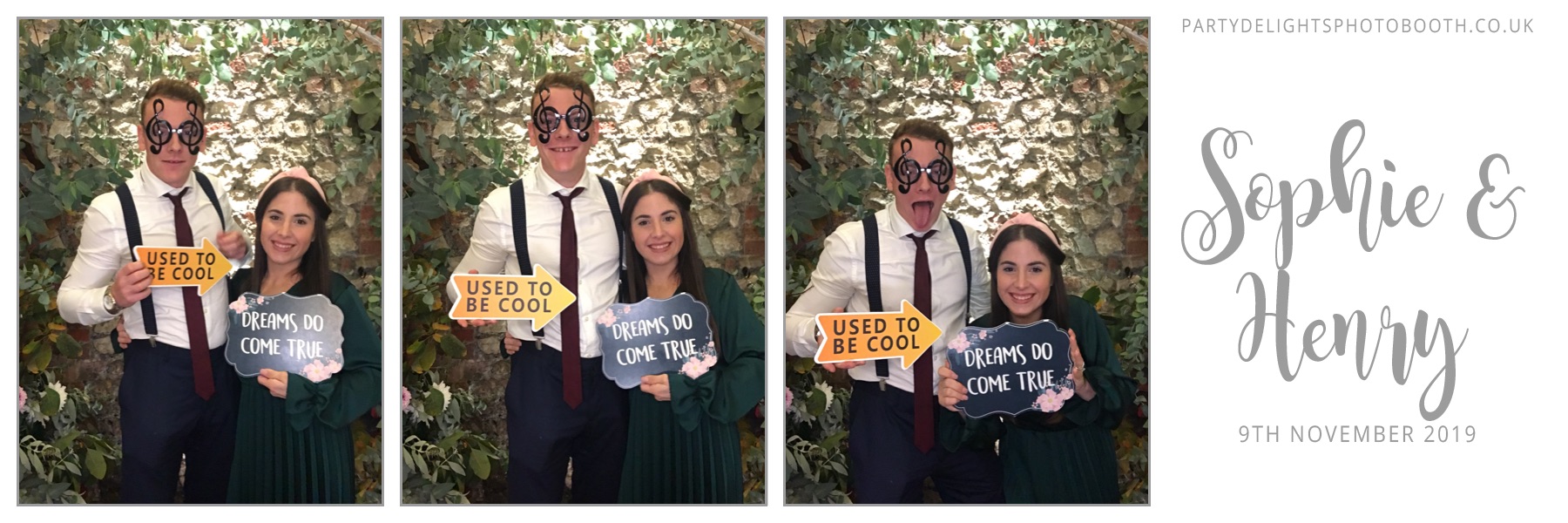 Sophie & Henry's Wedding - Prints | View more photos from the event at gallery.partydelightsphotobooth.co.uk/u/PartyDelightsPhotoBooth/Sophie-Henrys-Wedding-Prints