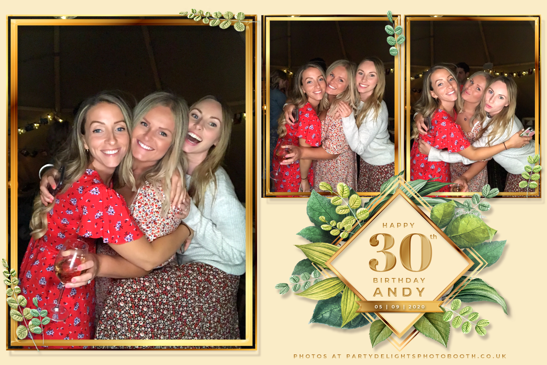 Andy's 30th Birthday (Laura) | View more photos from the event at gallery.partydelightsphotobooth.co.uk/u/PartyDelightsPhotoBooth/Andys-30th-Birthday-Laura