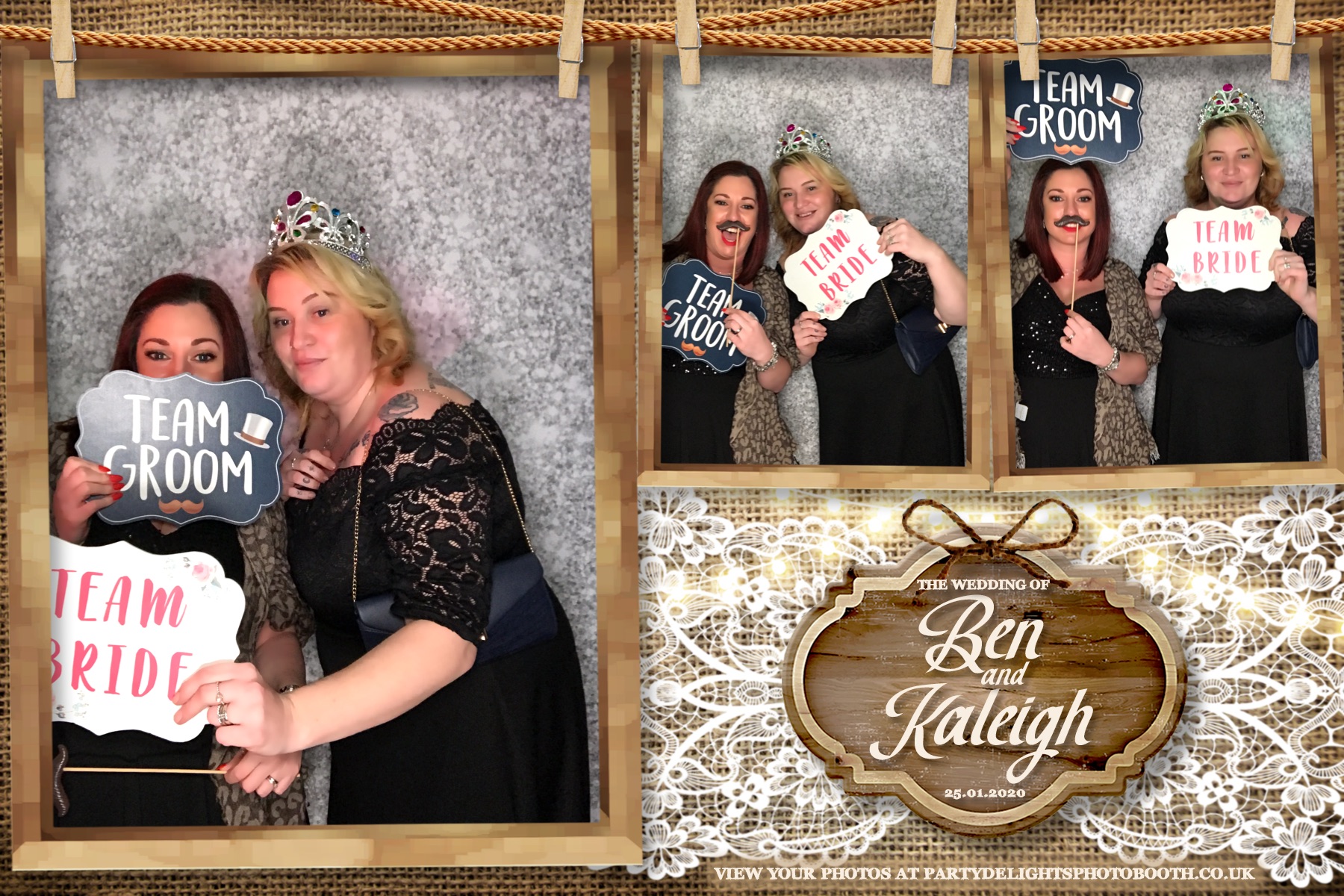 kaleigh & Ben's Wedding - Prints & Boomerangs | View more photos from the event at gallery.partydelightsphotobooth.co.uk/u/PartyDelightsPhotoBooth/kaleigh-Bens-Wedding-Prints-Boomerangs