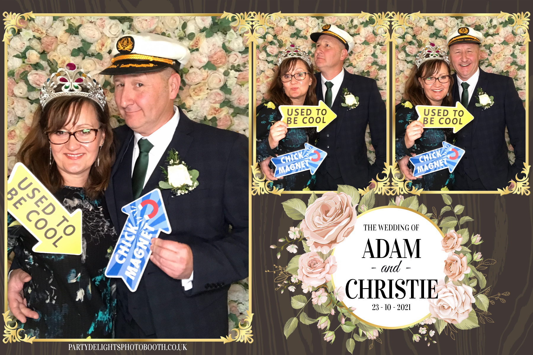 Adam & Christie’s Wedding | View more photos from the event at gallery.partydelightsphotobooth.co.uk/u/PartyDelightsPhotoBooth/Adam-Christie’s-Wedding