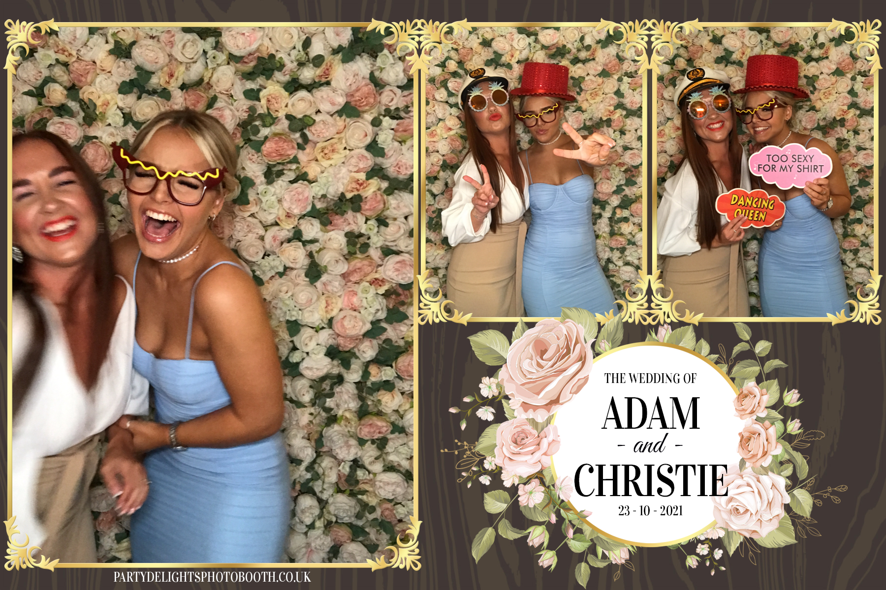 Adam & Christie’s Wedding | View more photos from the event at gallery.partydelightsphotobooth.co.uk/u/PartyDelightsPhotoBooth/Adam-Christie’s-Wedding