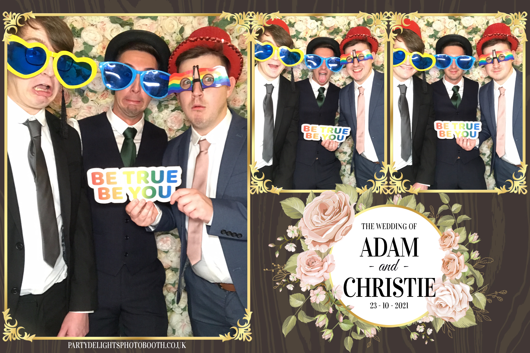Adam & Christie’s Wedding | View more photos from the event at gallery.partydelightsphotobooth.co.uk/u/PartyDelightsPhotoBooth/Adam-Christie’s-Wedding
