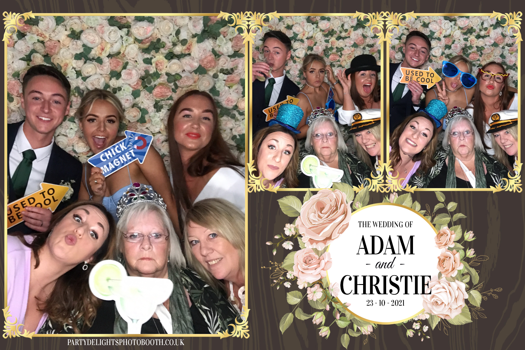 Adam & Christie’s Wedding | View more photos from the event at gallery.partydelightsphotobooth.co.uk/u/PartyDelightsPhotoBooth/Adam-Christie’s-Wedding