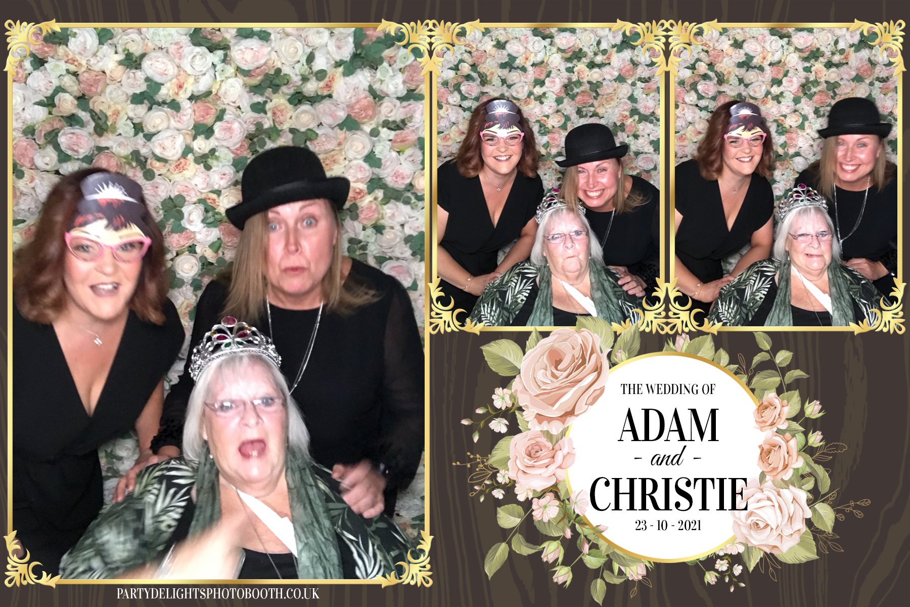 Adam & Christie’s Wedding | View more photos from the event at gallery.partydelightsphotobooth.co.uk/u/PartyDelightsPhotoBooth/Adam-Christie’s-Wedding