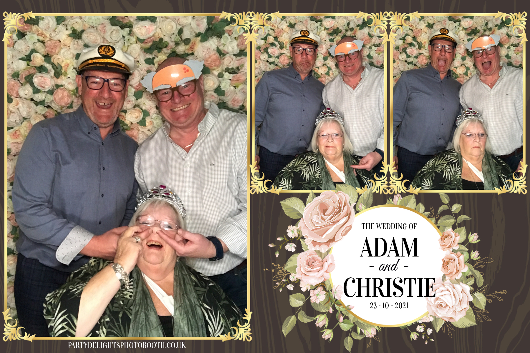 Adam & Christie’s Wedding | View more photos from the event at gallery.partydelightsphotobooth.co.uk/u/PartyDelightsPhotoBooth/Adam-Christie’s-Wedding