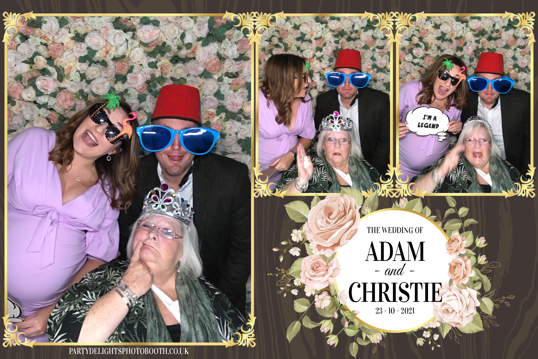 Adam & Christie’s Wedding | View more photos from the event at gallery.partydelightsphotobooth.co.uk/u/PartyDelightsPhotoBooth/Adam-Christie’s-Wedding