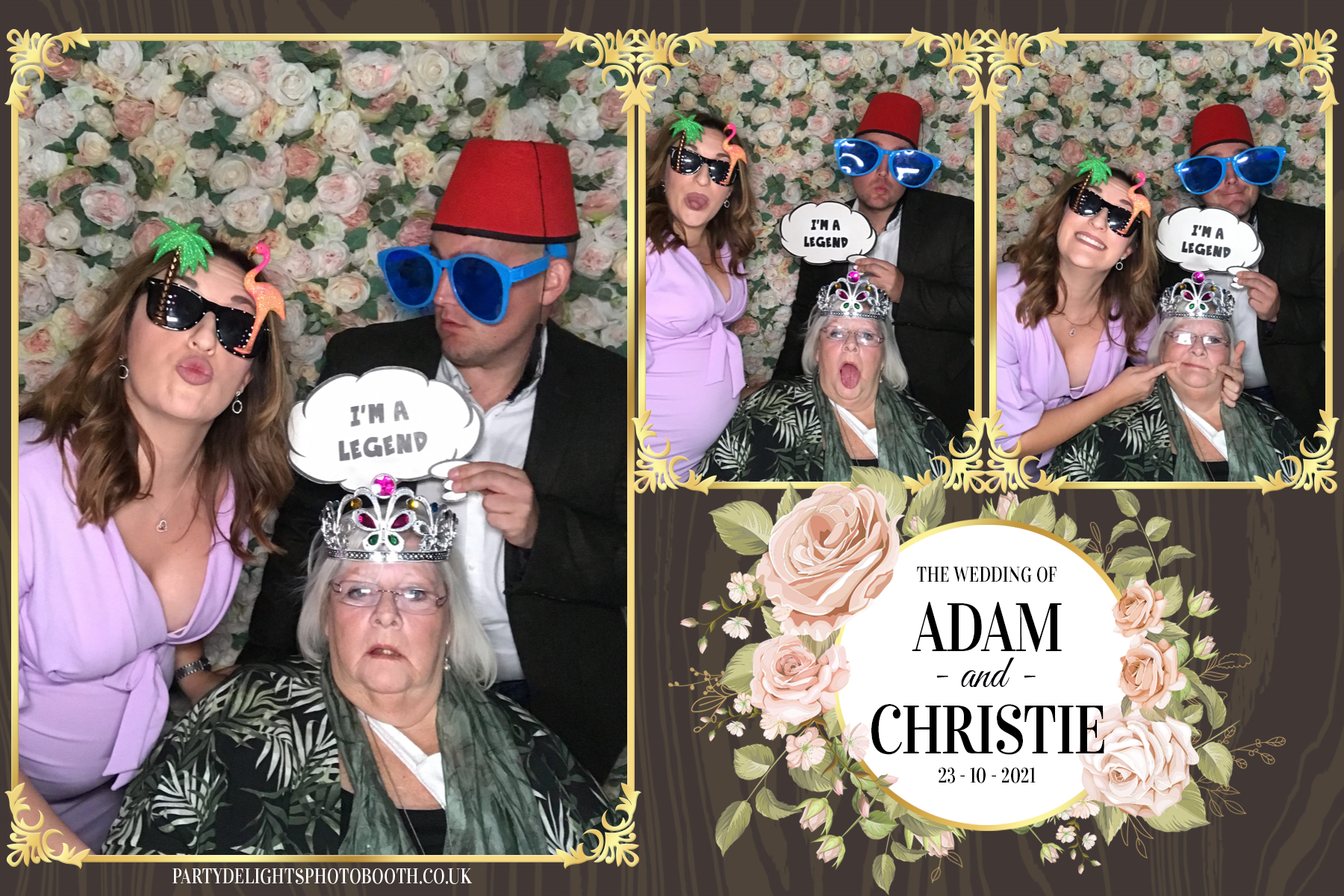 Adam & Christie’s Wedding | View more photos from the event at gallery.partydelightsphotobooth.co.uk/u/PartyDelightsPhotoBooth/Adam-Christie’s-Wedding
