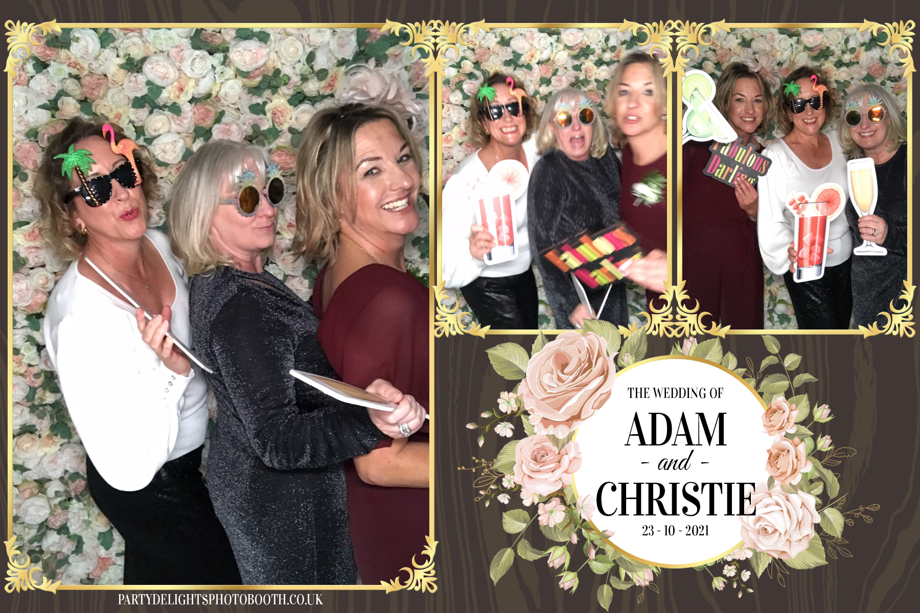 Adam & Christie’s Wedding | View more photos from the event at gallery.partydelightsphotobooth.co.uk/u/PartyDelightsPhotoBooth/Adam-Christie’s-Wedding