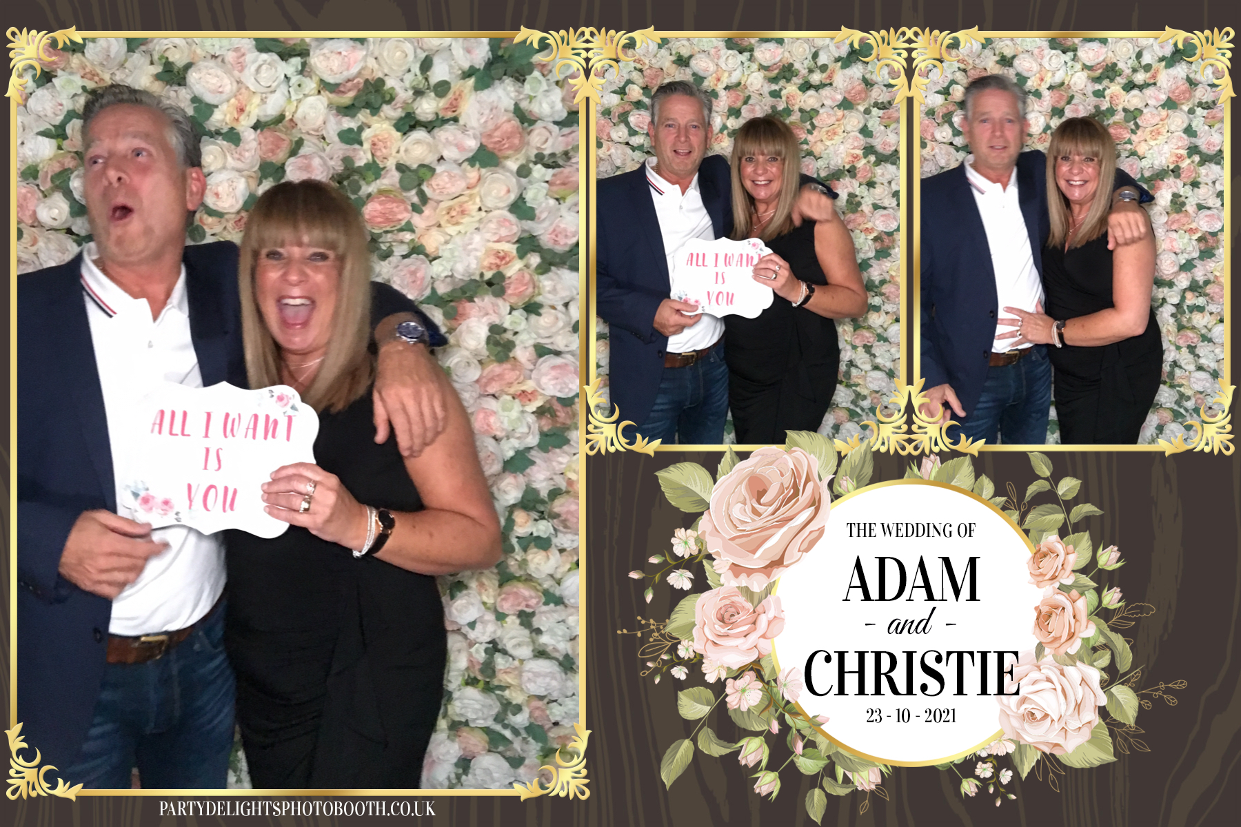 Adam & Christie’s Wedding | View more photos from the event at gallery.partydelightsphotobooth.co.uk/u/PartyDelightsPhotoBooth/Adam-Christie’s-Wedding