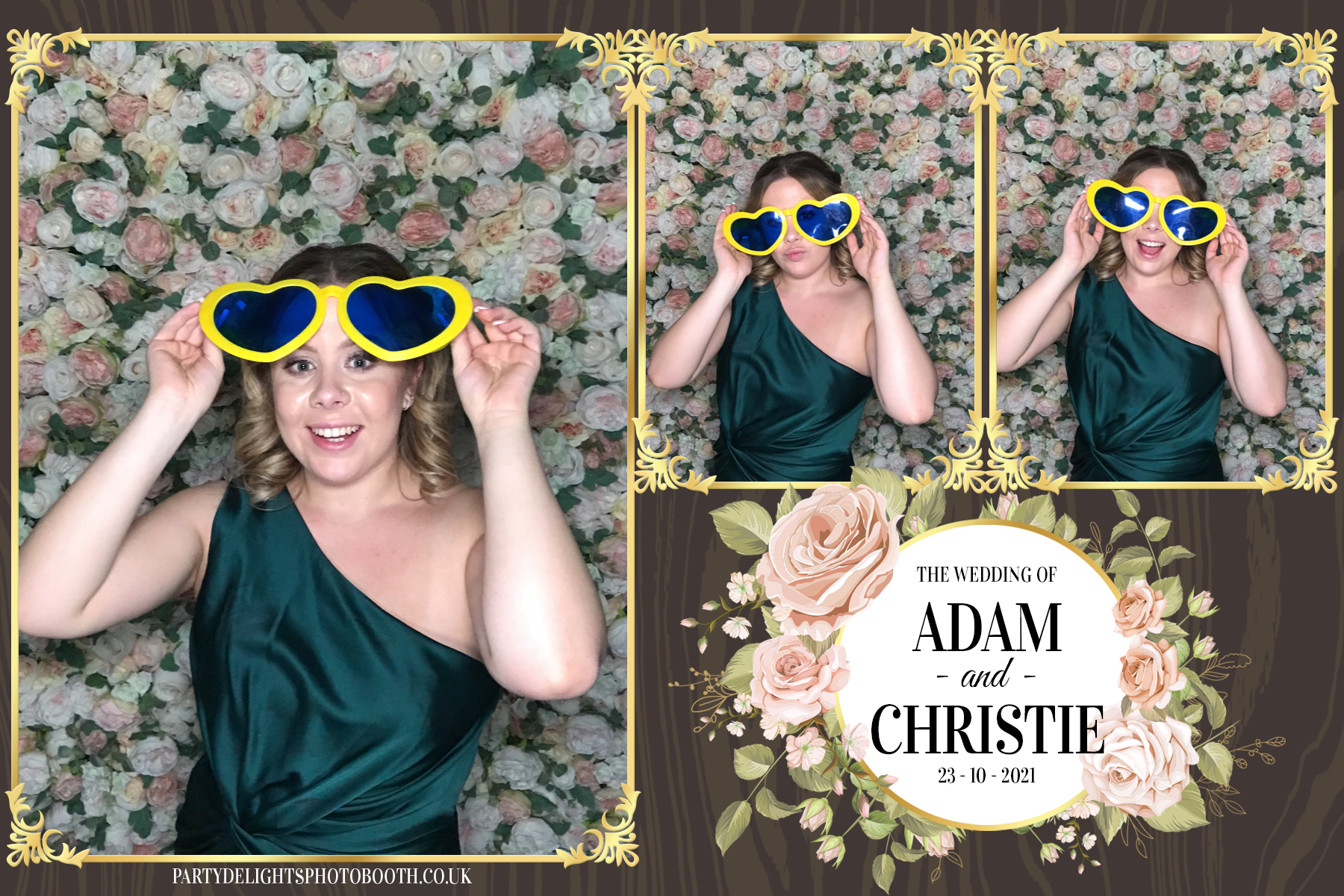 Adam & Christie’s Wedding | View more photos from the event at gallery.partydelightsphotobooth.co.uk/u/PartyDelightsPhotoBooth/Adam-Christie’s-Wedding