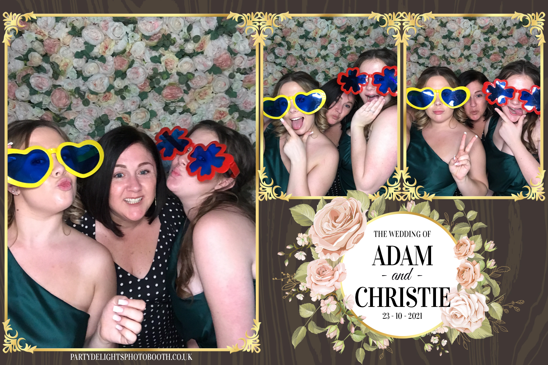 Adam & Christie’s Wedding | View more photos from the event at gallery.partydelightsphotobooth.co.uk/u/PartyDelightsPhotoBooth/Adam-Christie’s-Wedding