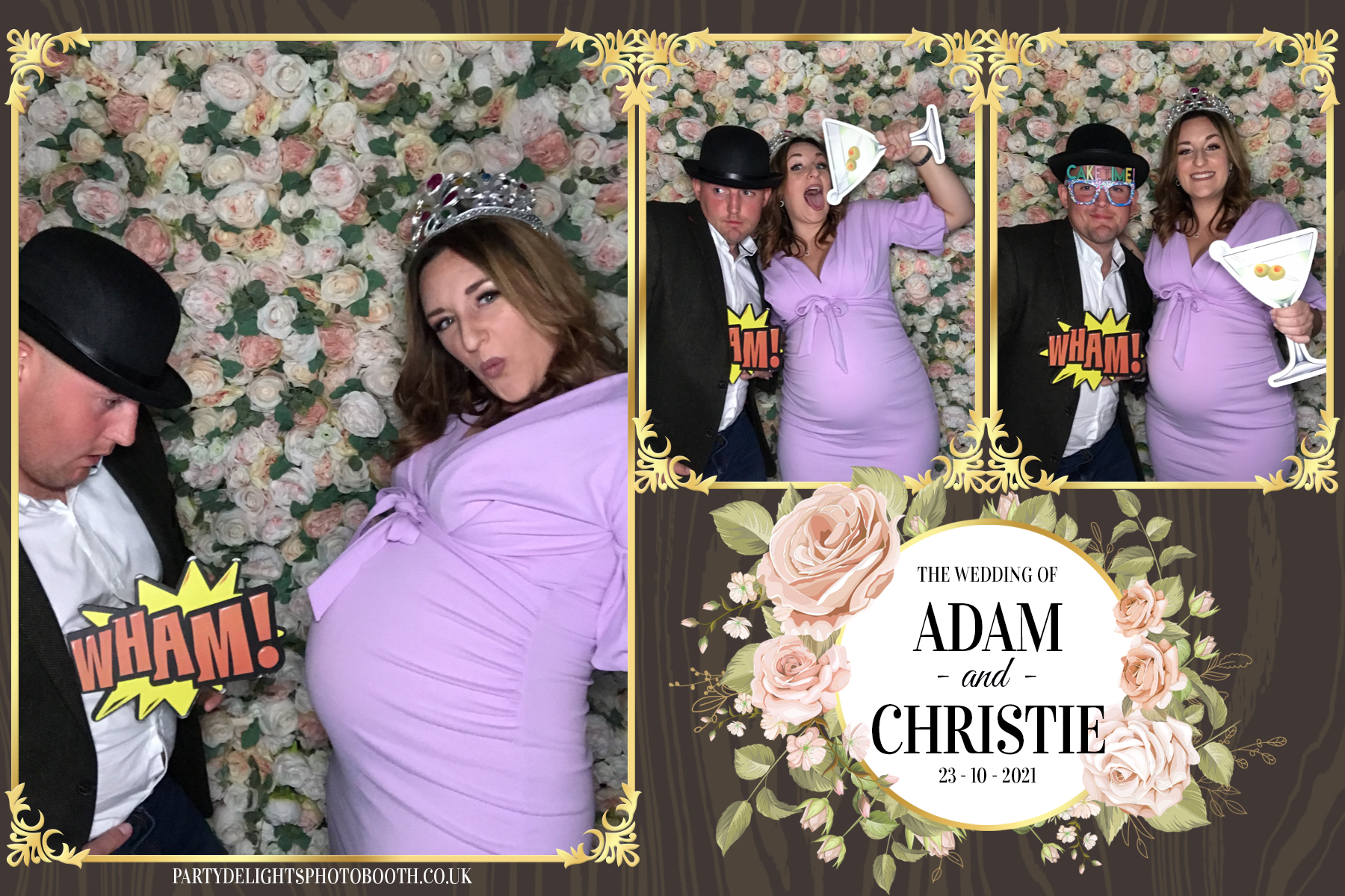 Adam & Christie’s Wedding | View more photos from the event at gallery.partydelightsphotobooth.co.uk/u/PartyDelightsPhotoBooth/Adam-Christie’s-Wedding