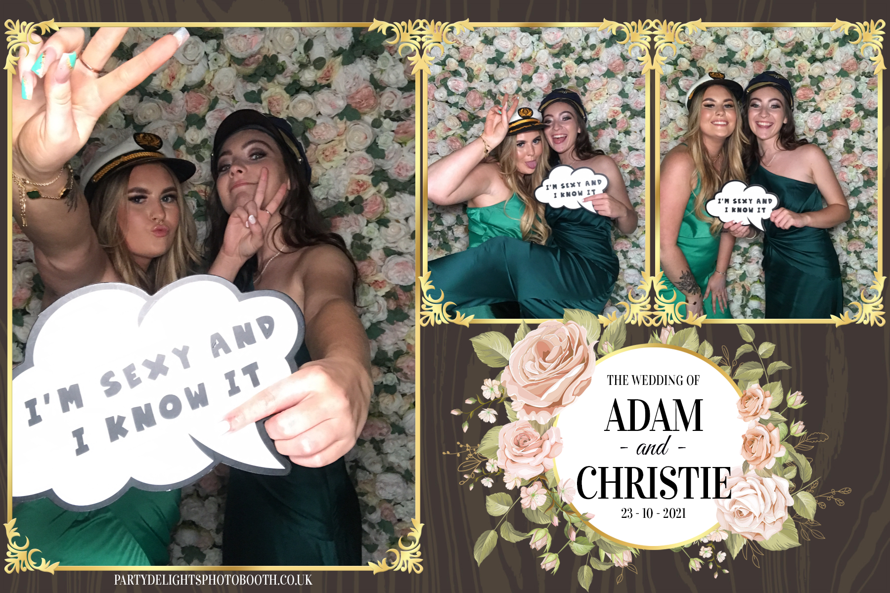 Adam & Christie’s Wedding | View more photos from the event at gallery.partydelightsphotobooth.co.uk/u/PartyDelightsPhotoBooth/Adam-Christie’s-Wedding