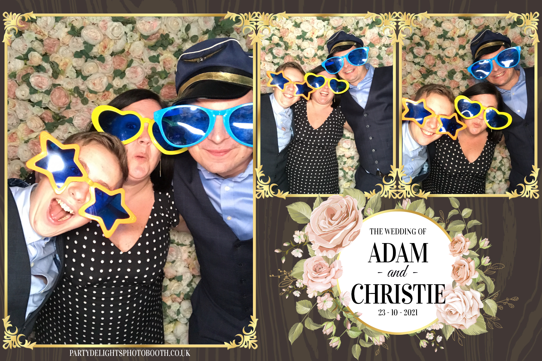 Adam & Christie’s Wedding | View more photos from the event at gallery.partydelightsphotobooth.co.uk/u/PartyDelightsPhotoBooth/Adam-Christie’s-Wedding