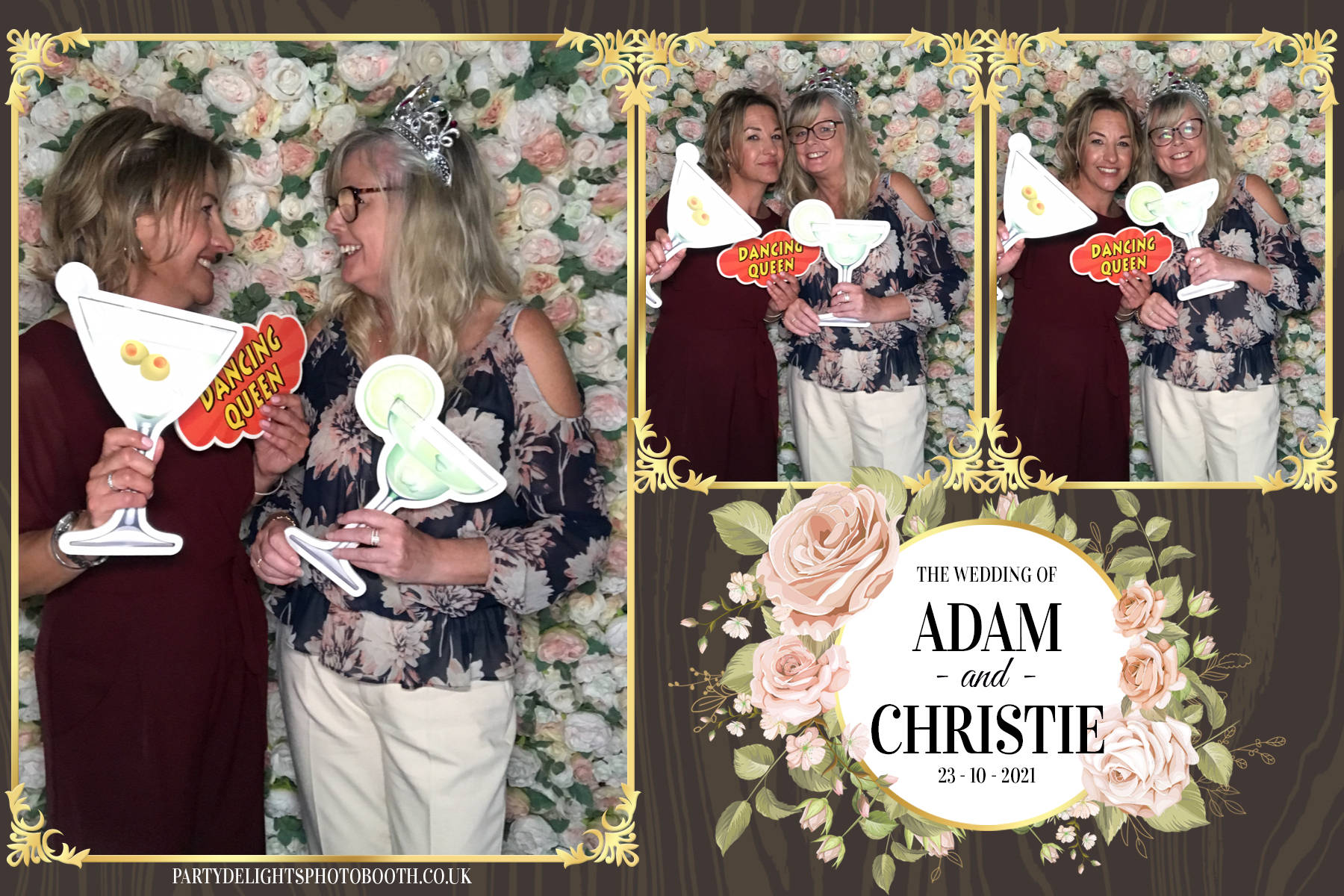 Adam & Christie’s Wedding | View more photos from the event at gallery.partydelightsphotobooth.co.uk/u/PartyDelightsPhotoBooth/Adam-Christie’s-Wedding