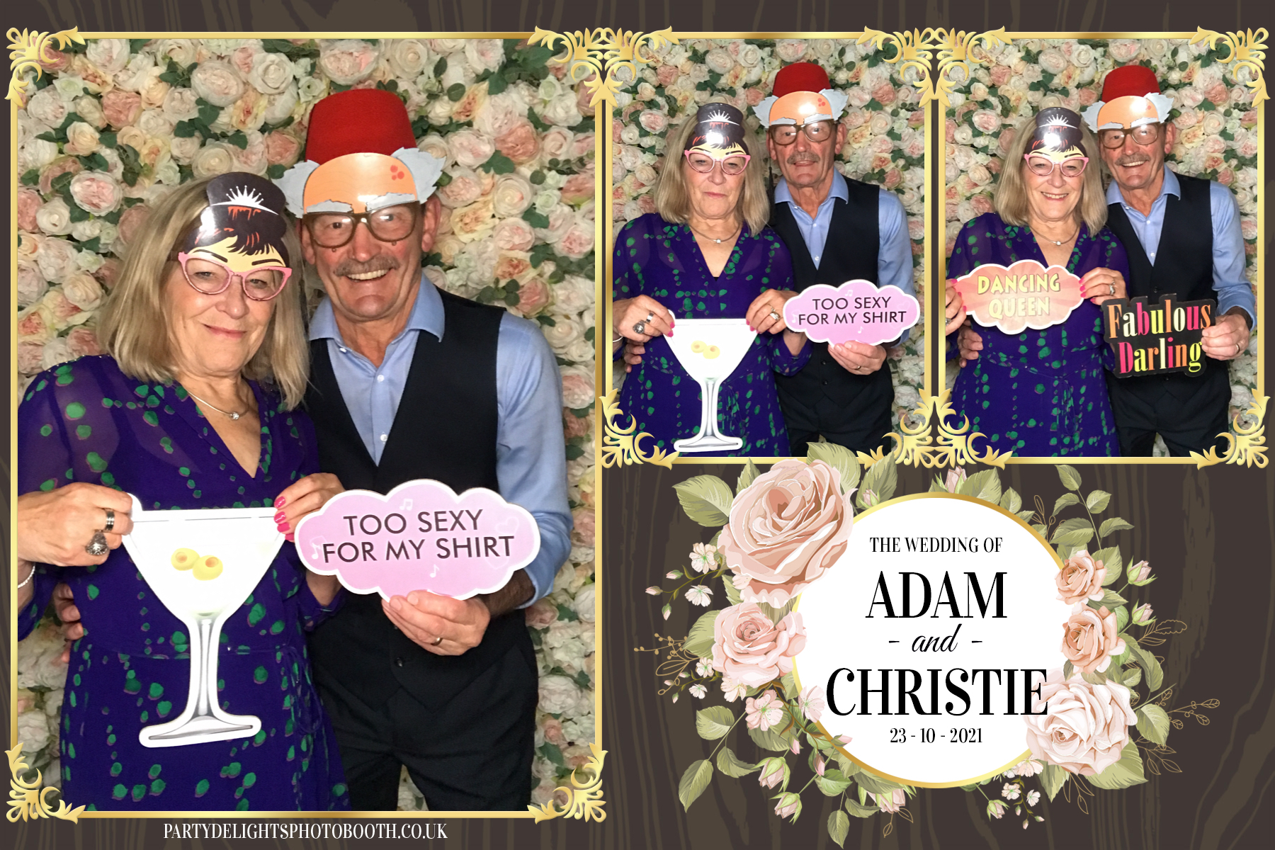 Adam & Christie’s Wedding | View more photos from the event at gallery.partydelightsphotobooth.co.uk/u/PartyDelightsPhotoBooth/Adam-Christie’s-Wedding