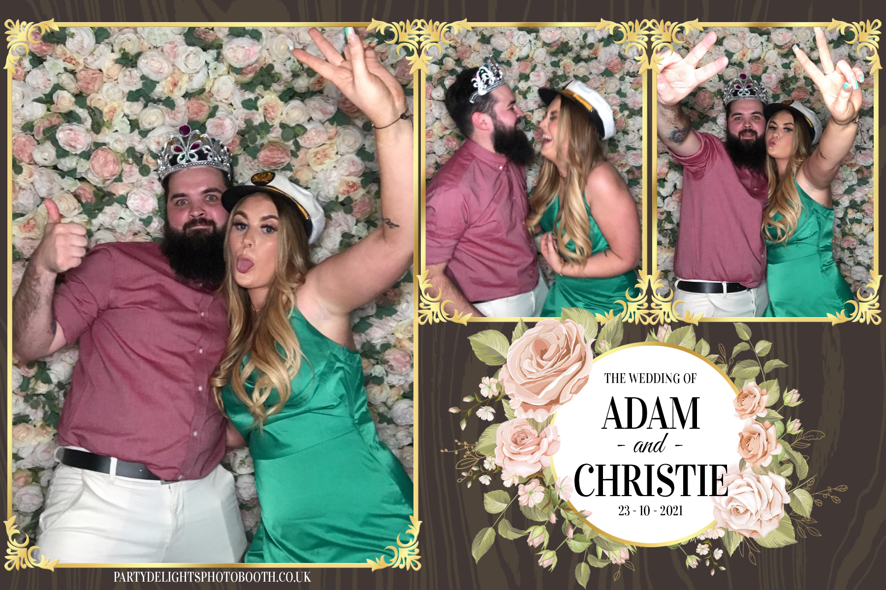 Adam & Christie’s Wedding | View more photos from the event at gallery.partydelightsphotobooth.co.uk/u/PartyDelightsPhotoBooth/Adam-Christie’s-Wedding