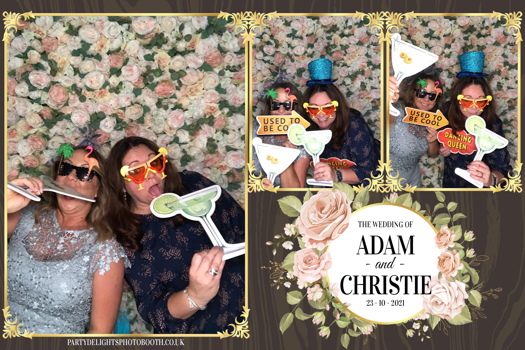 Adam & Christie’s Wedding | View more photos from the event at gallery.partydelightsphotobooth.co.uk/u/PartyDelightsPhotoBooth/Adam-Christie’s-Wedding