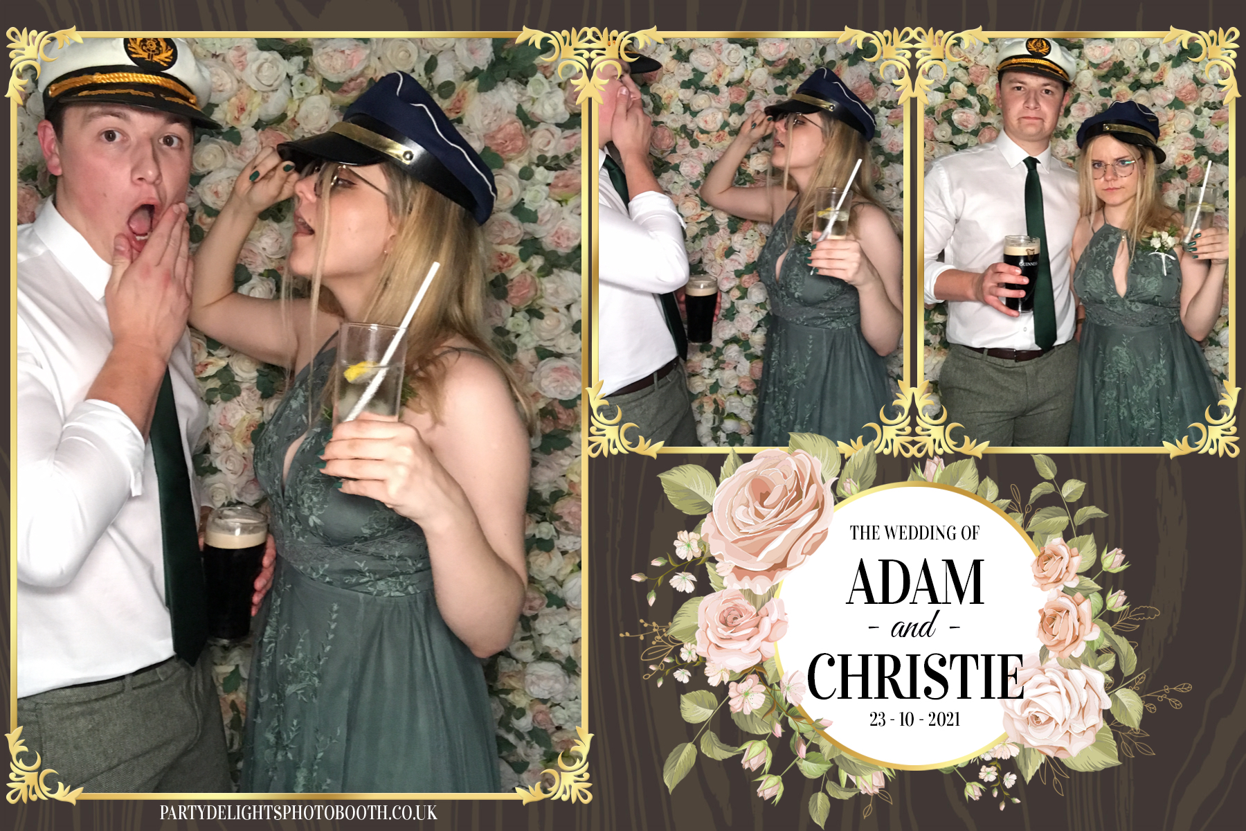 Adam & Christie’s Wedding | View more photos from the event at gallery.partydelightsphotobooth.co.uk/u/PartyDelightsPhotoBooth/Adam-Christie’s-Wedding