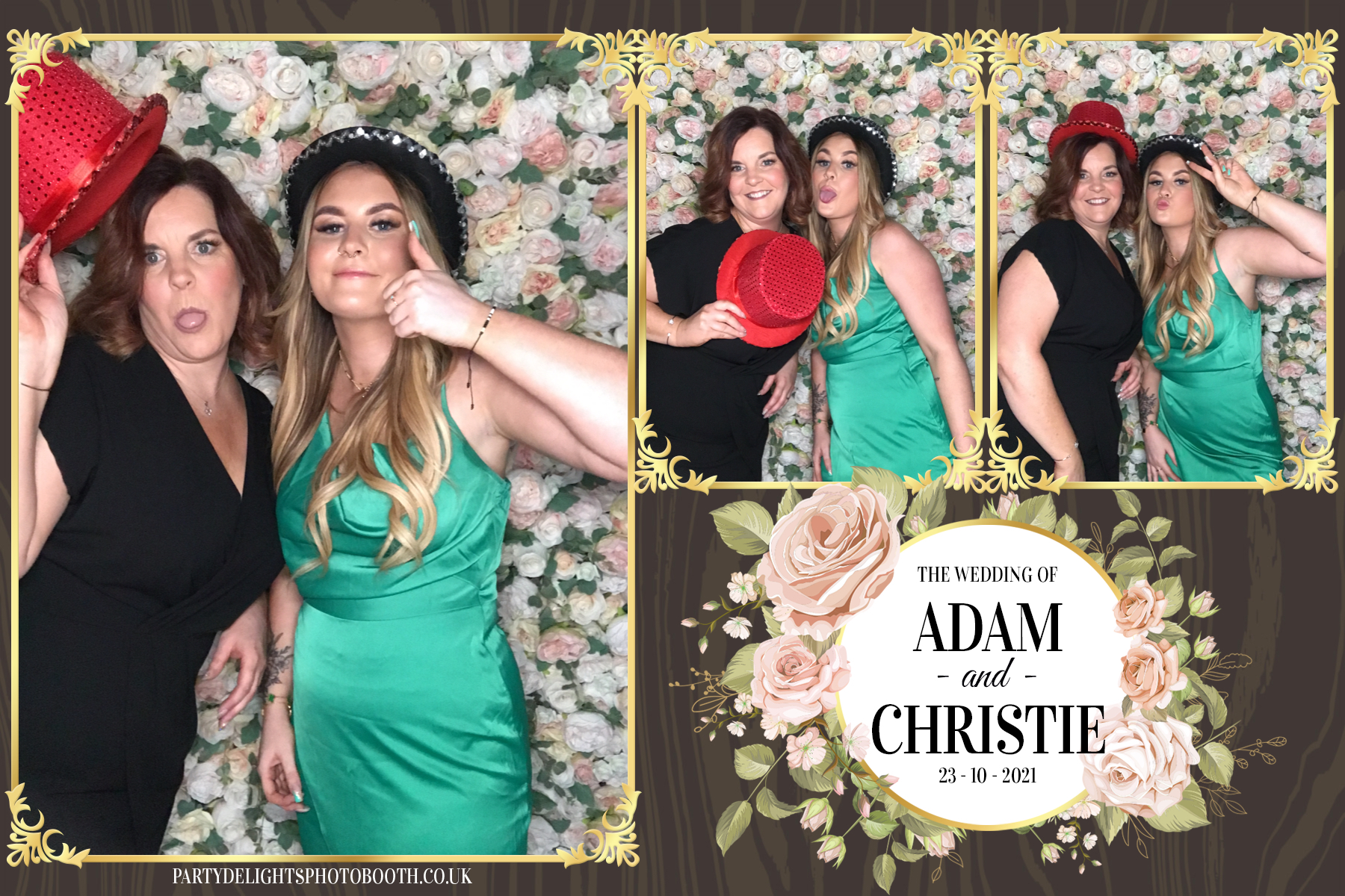Adam & Christie’s Wedding | View more photos from the event at gallery.partydelightsphotobooth.co.uk/u/PartyDelightsPhotoBooth/Adam-Christie’s-Wedding