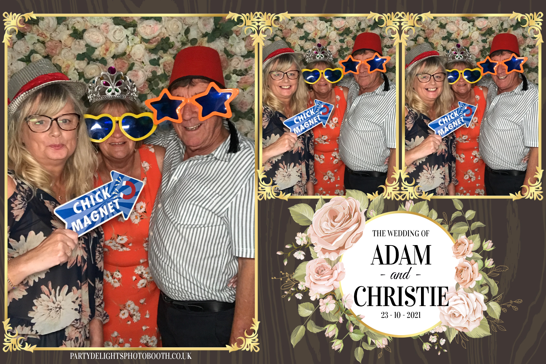 Adam & Christie’s Wedding | View more photos from the event at gallery.partydelightsphotobooth.co.uk/u/PartyDelightsPhotoBooth/Adam-Christie’s-Wedding