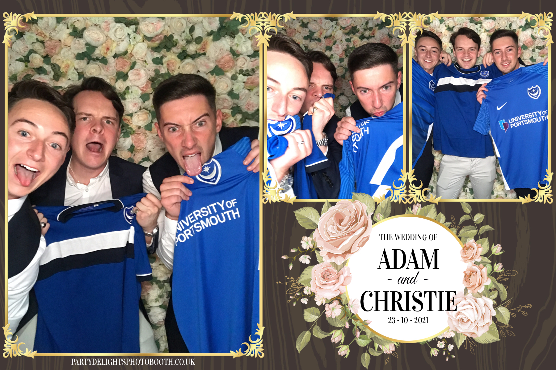 Adam & Christie’s Wedding | View more photos from the event at gallery.partydelightsphotobooth.co.uk/u/PartyDelightsPhotoBooth/Adam-Christie’s-Wedding