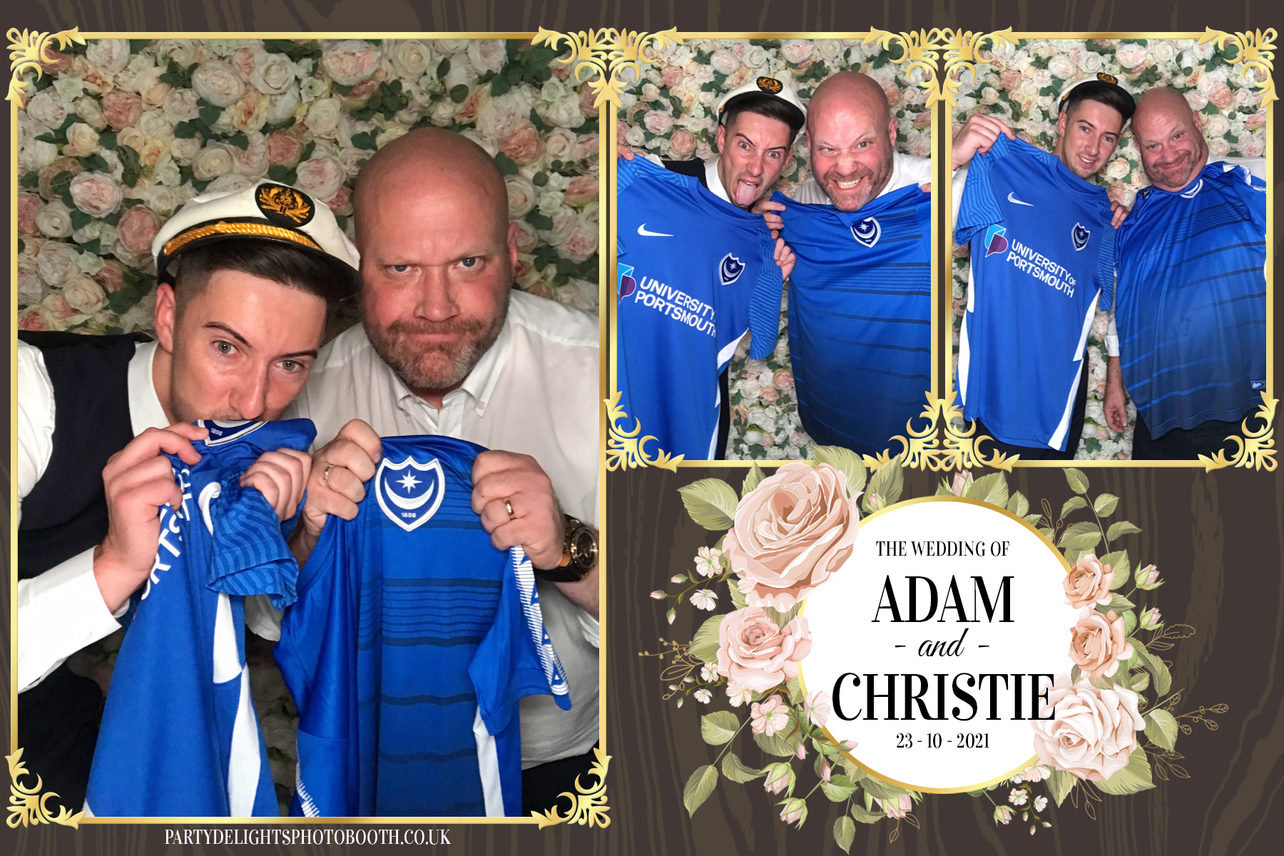 Adam & Christie’s Wedding | View more photos from the event at gallery.partydelightsphotobooth.co.uk/u/PartyDelightsPhotoBooth/Adam-Christie’s-Wedding