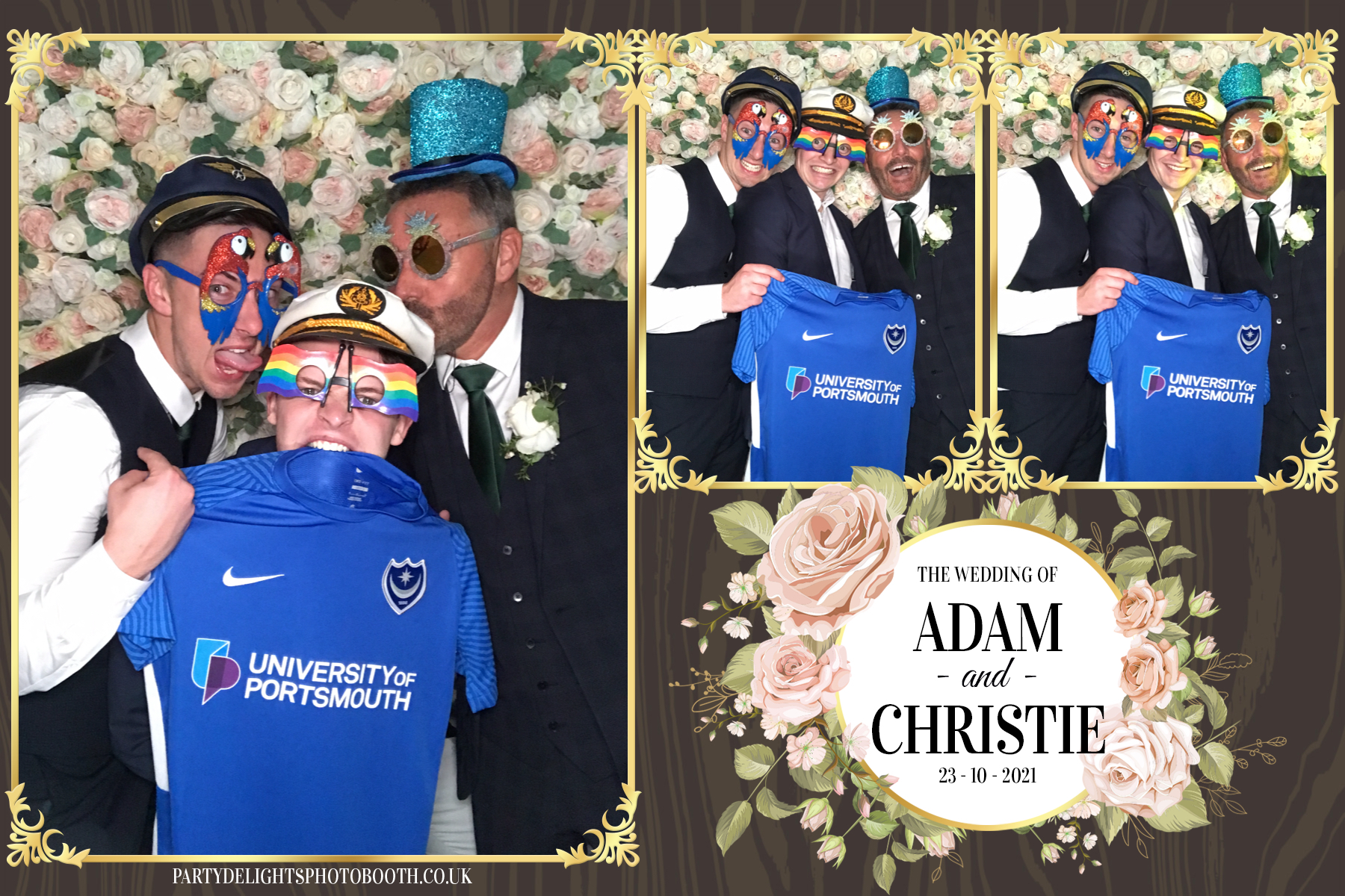 Adam & Christie’s Wedding | View more photos from the event at gallery.partydelightsphotobooth.co.uk/u/PartyDelightsPhotoBooth/Adam-Christie’s-Wedding