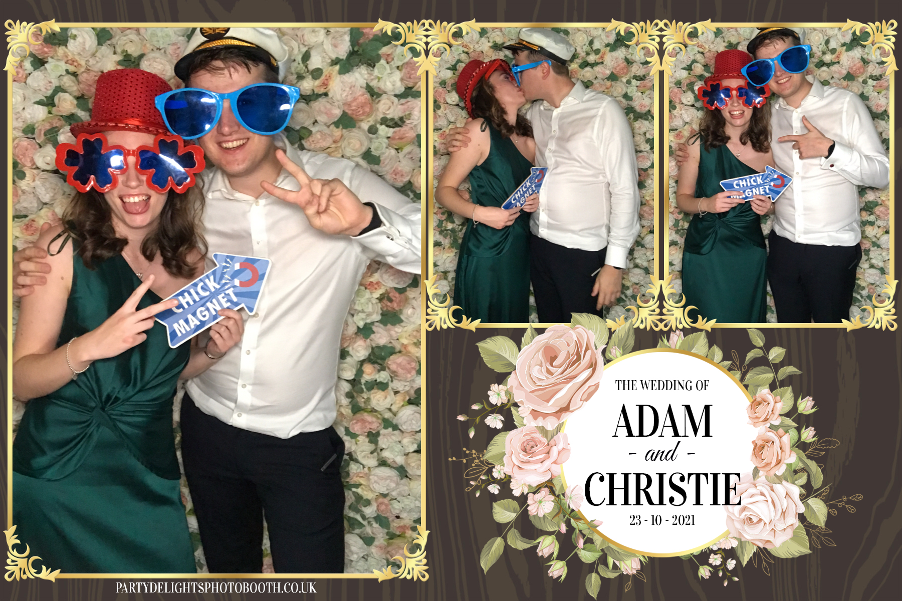 Adam & Christie’s Wedding | View more photos from the event at gallery.partydelightsphotobooth.co.uk/u/PartyDelightsPhotoBooth/Adam-Christie’s-Wedding