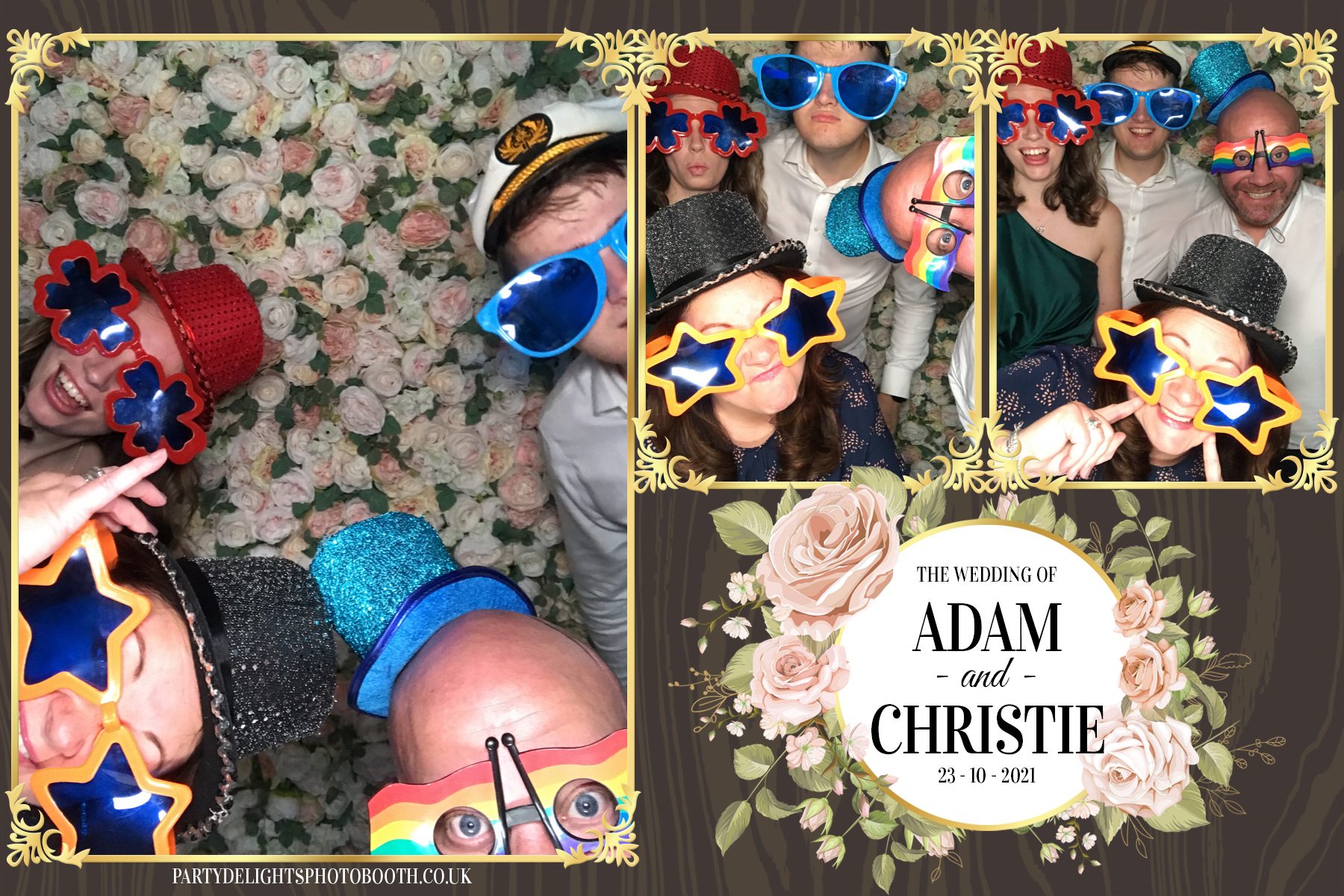 Adam & Christie’s Wedding | View more photos from the event at gallery.partydelightsphotobooth.co.uk/u/PartyDelightsPhotoBooth/Adam-Christie’s-Wedding