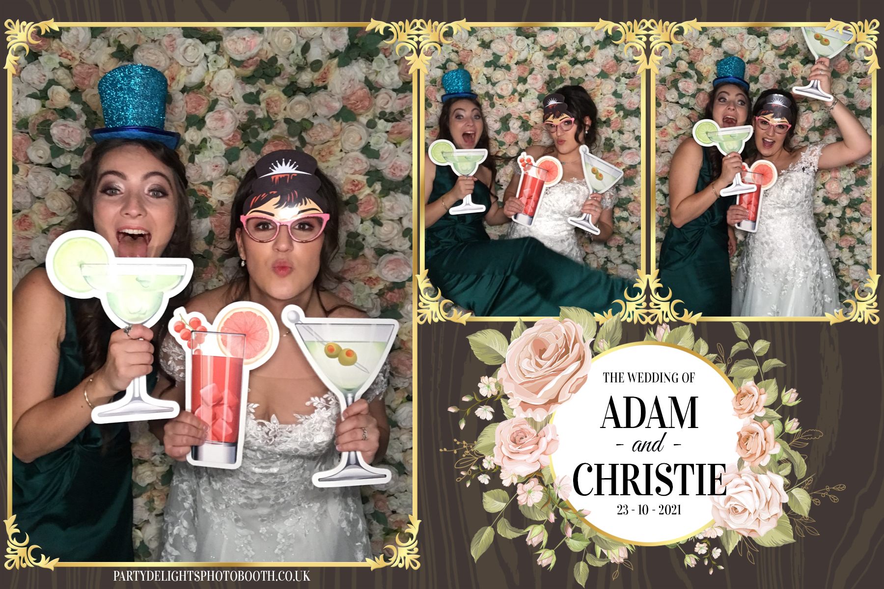 Adam & Christie’s Wedding | View more photos from the event at gallery.partydelightsphotobooth.co.uk/u/PartyDelightsPhotoBooth/Adam-Christie’s-Wedding